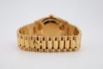 Rolex Yellow Gold Day-Date 36 Watch - Fluted Bezel - Mother-of-Pearl Diamond Dial - President Bracelet - 128238 mdp - Image 8