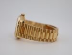 Rolex Yellow Gold Day-Date 36 Watch - Fluted Bezel - Mother-of-Pearl Diamond Dial - President Bracelet - 128238 mdp - Image 5