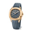 39mm Travel Time 18k Rose Gold Blue-Grey Dial Quartz - Image 2