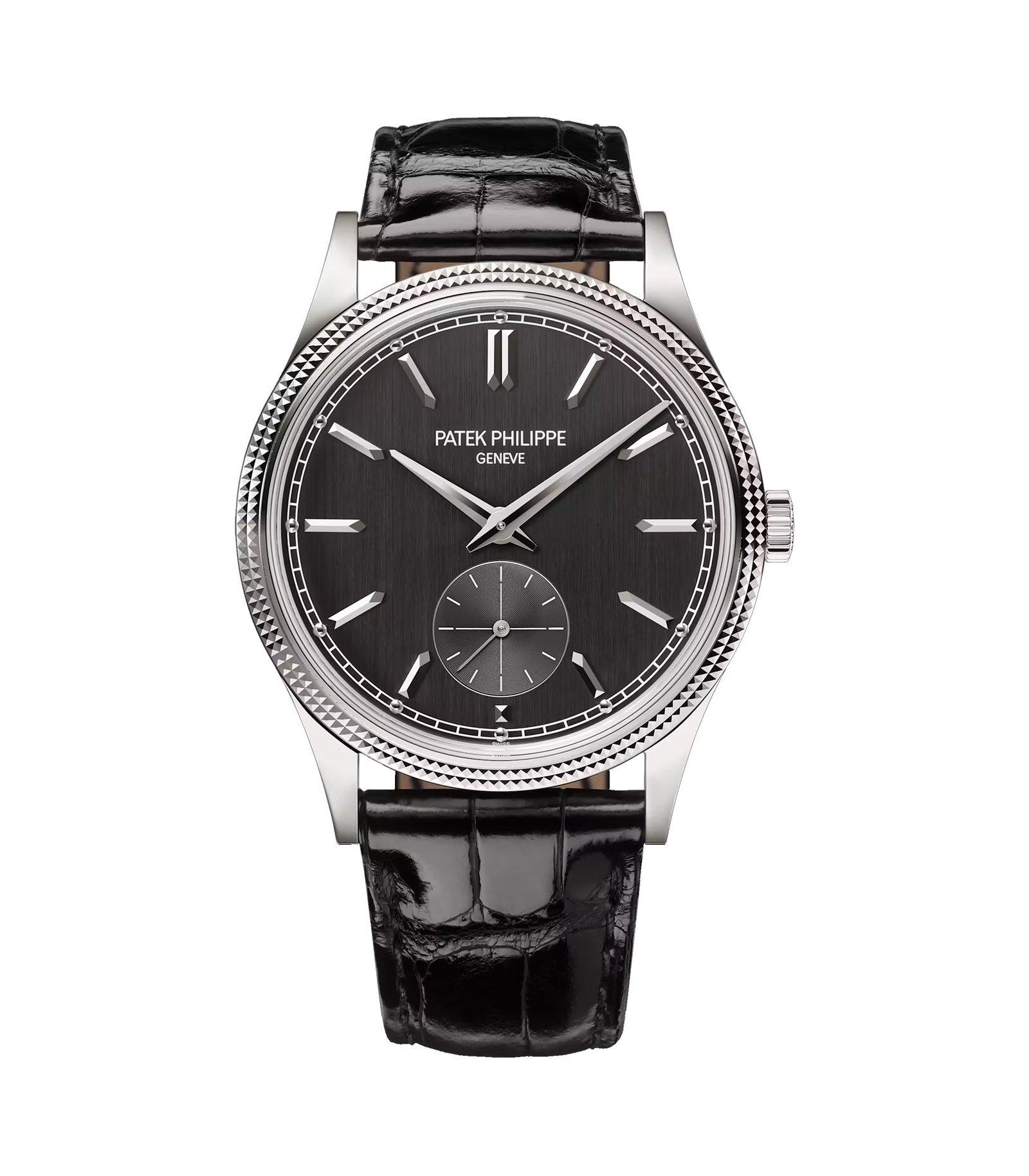 6119g-1.jpg 39mm 18k White Gold Charcoal Gray Dial Manual Wind - Image 1