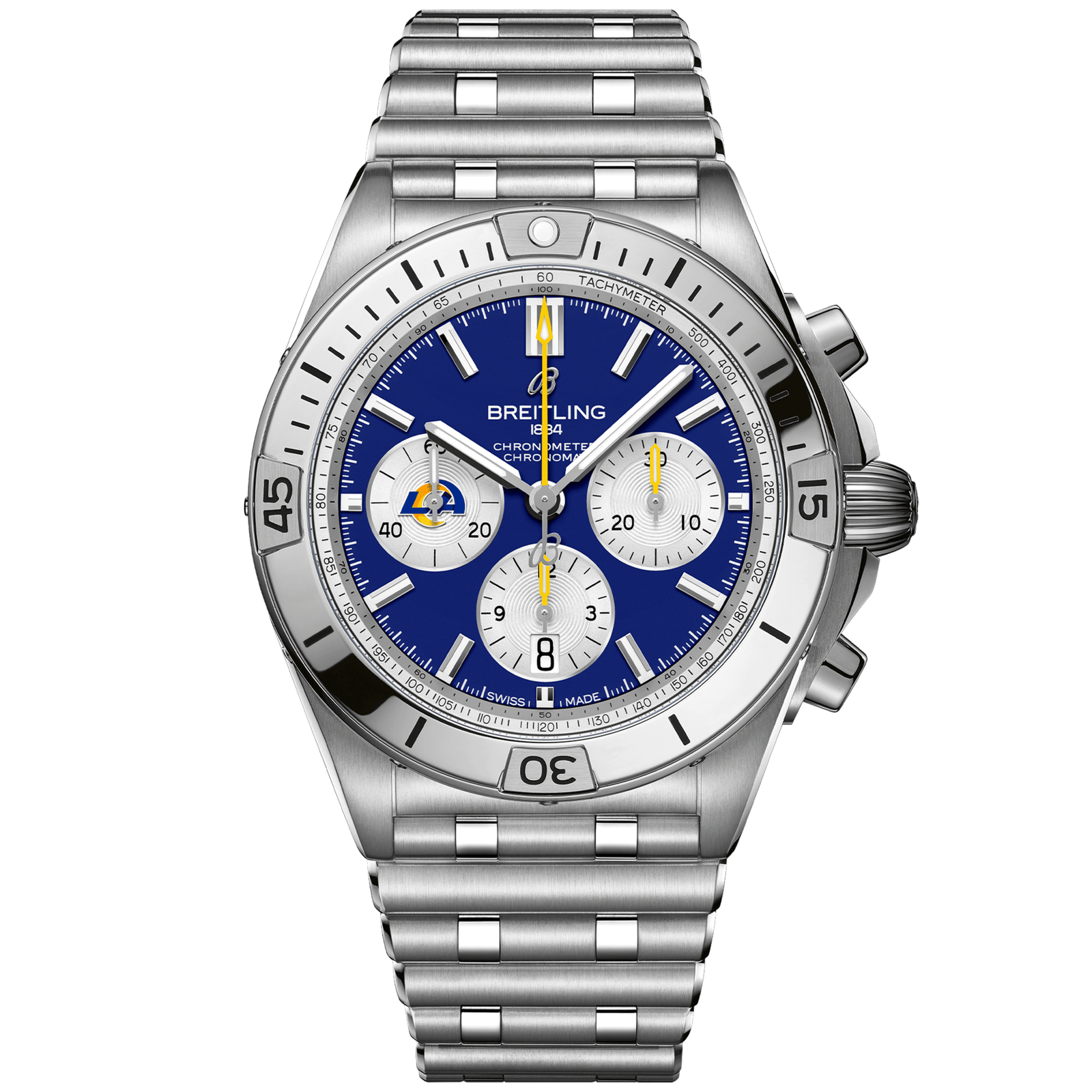 Chronomat_B0142_AB01342B1C9A1_STEEL_LOS_ANGELES_RAMS_DIGITAL-scaled-1.png Chronomat B01 42 NFL Los Angeles Rams Edition AB01342B1C9A1 - Image 1