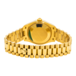 Rolex Ladies 31mm 18K Yellow Gold Datejust 278278 with Green Roman Diamond Dial and President Bracelet - Image 4