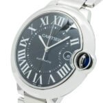 Cartier Ballon Bleu Stainless Steel 44MM Black Dial And Stainless Steel Bracelet - Image 2