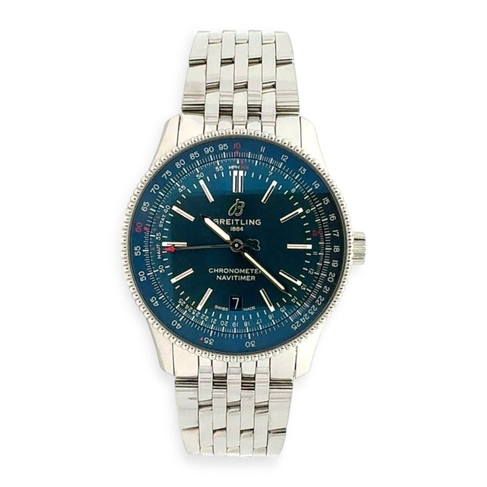 Pre-Owned-Breitling-Navitimer-Automatic-41-Stainless-steel-Mens-Watch-A17329161C1A1-JD-Watches-NY.jpg Breitling Navitimer Automatic 41 Stainless steel Men's Watch, A17329161C1A1 - Image 1
