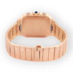 Cartier Santos de Cartier WGSA0018 39.8mm Silvered Opaline Dial With Rose Gold Bracelet - Image 4