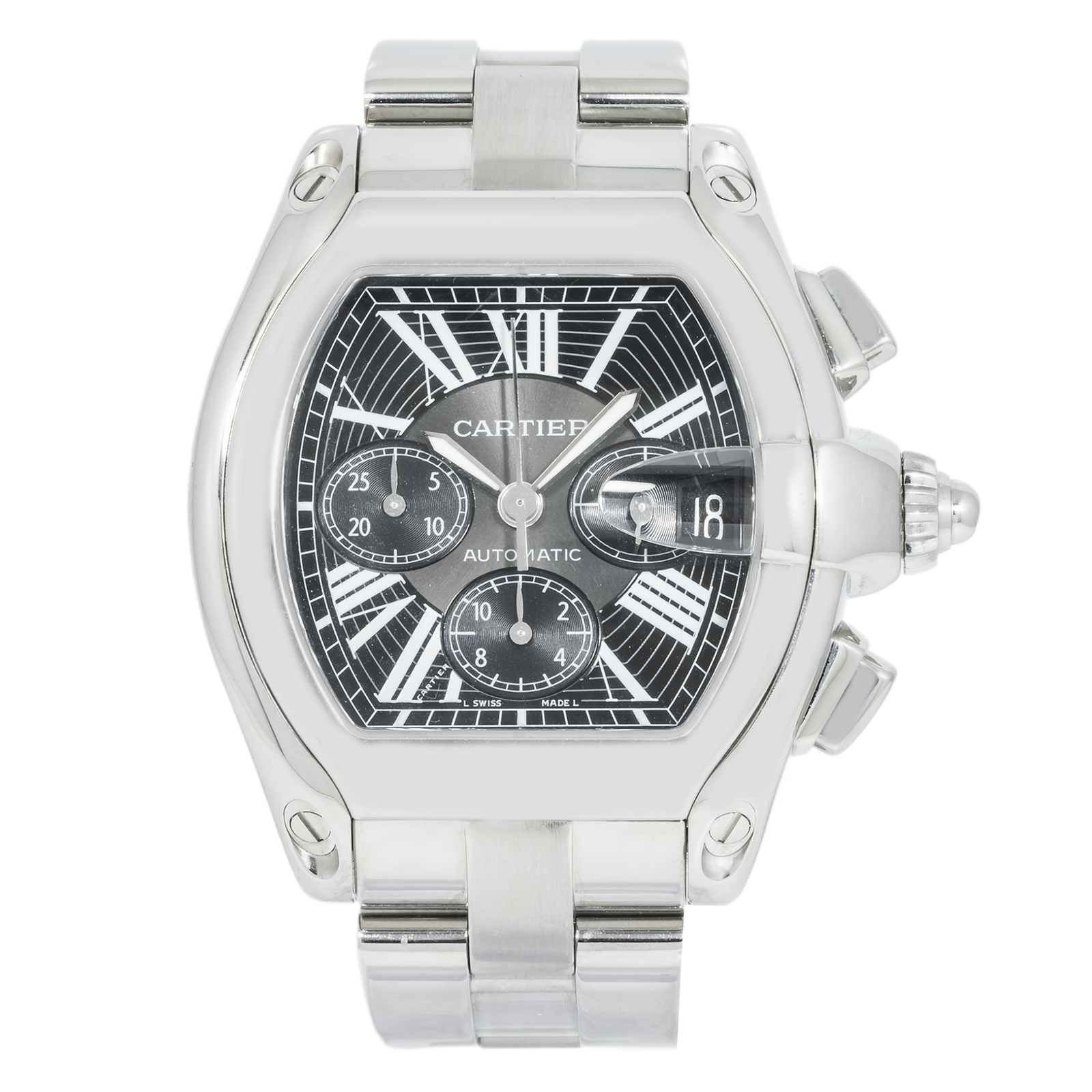 Pre-Owned-Cartier-Tank-Francaise-2618-Stainless-Steel-Quartz-Watch-JD-Watches-NY.png Cartier Tank Francaise 2618 Stainless Steel Quartz Watch - Image 1