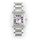 Cartier Tank Francaise Small W51008Q3 25mm Pink Mother Of Pearl Dial - Image 3