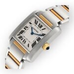 Cartier Tank Francaise Steel Yellow Gold Watch W51006Q4 - Image 5