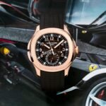Patek Philippe Aquanaut 5164R Travel Time Rose Gold Mens Watch - Image 4