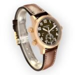Patek Philippe Calatrava 7234 Rose Gold Pilot Travel Time Mens Watch - Image 6