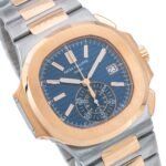 Patek Philippe Nautilus 5980/1AR 40MM Blue Dial With Two Tone Bracelet - Image 3