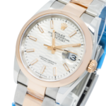 Rolex 36mm Stainless Steel & Everose Gold Datejust 126201 with Silver Fluted Dial and Oyster Bracelet (Year: 2022-2025) - Image 2