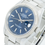 Rolex Datejust 36 126234 – Blue Fluted Dial, White Gold Fluted Bezel, Oyster Bracelet - Image 2