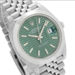 Rolex Datejust 41 – Oystersteel with Mint Green Fluted Motif Dial and Jubilee Bracelet Ref. 126300 - Image 2