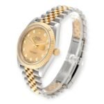 Rolex Datejust 41 Steel Yellow Gold 126333 Diamond Dial Mens Watch - Image 3