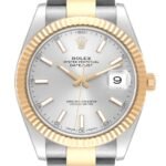 Rolex Datejust 41 Steel Yellow Gold 126333 Silver Dial Mens Watch - Image 2