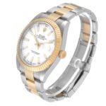 Rolex Datejust 41 Steel Yellow Gold 126333 White Dial Mens Watch - Image 4