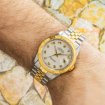 Rolex Datejust Turn-O-Graph 16263 – Ivory Jubilee Arabic Dial – 36mm Steel & 18k Yellow Gold (Year: 1988-2004) - Image 6