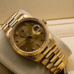 Rolex Day-Date 18038 Champagne Dial With Yellow Gold President Bracelet 36mm - Image 5
