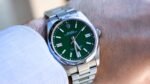 Rolex Oyster Perpetual 124300-0005 – Green Dial with Smooth Bezel and Stainless Steel Oyster Bracelet - Image 4
