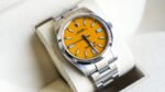 Rolex Oyster Perpetual 41mm – 124300, Yellow Dial, Stainless Steel Case, Oyster Bracelet - Image 4