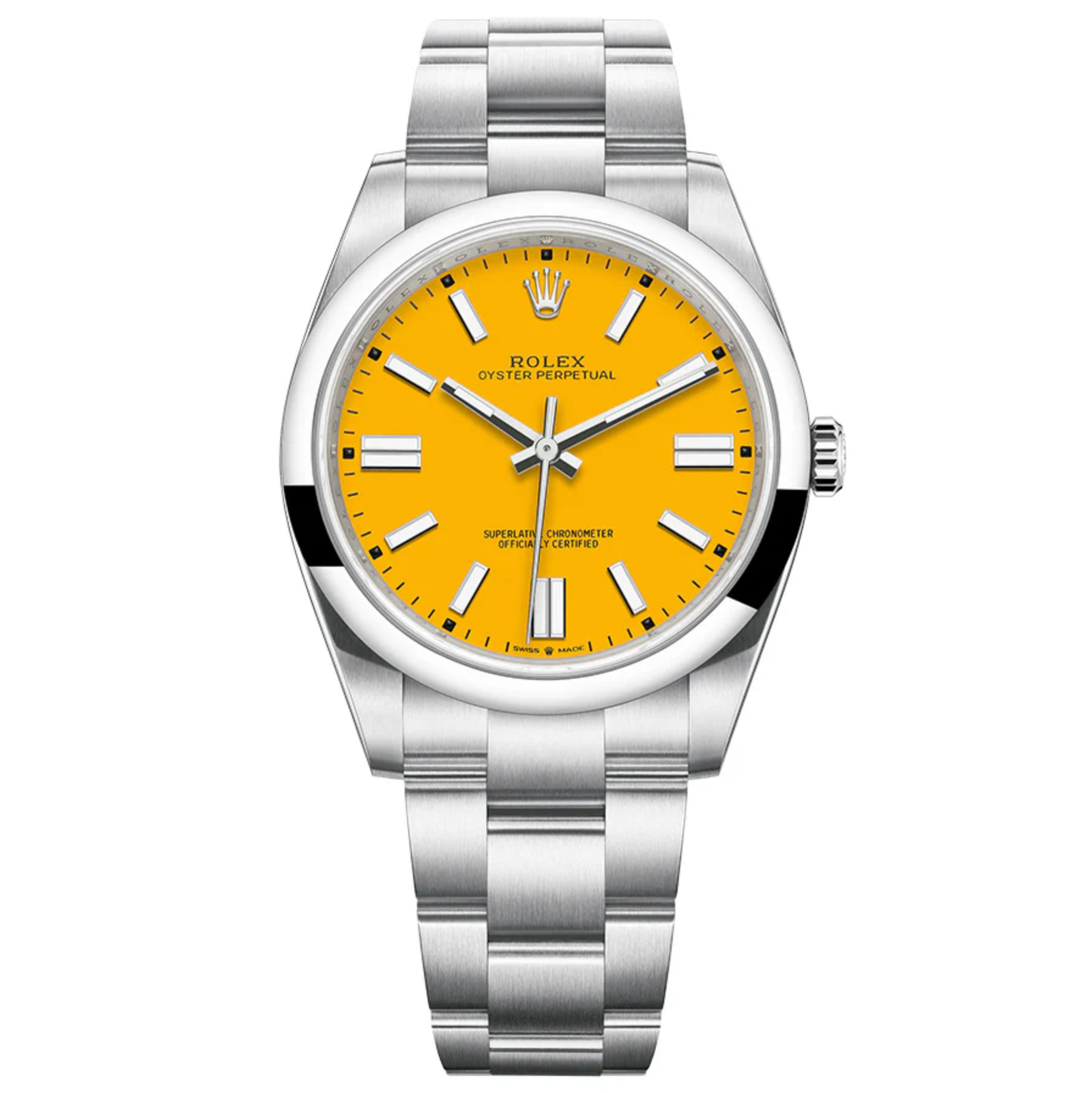 Pre-Owned-Rolex-Oyster-Perpetual-41mm-124300-Yellow-Dial-Stainless-Steel-Case-Oyster-Bracelet-JD-Watches-NY.png Rolex Oyster Perpetual 41mm – 124300, Yellow Dial, Stainless Steel Case, Oyster Bracelet - Image 1