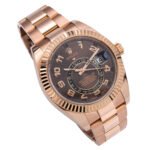Rolex Sky Dweller Rose Gold 326935 Brown Arabic Dial Oyster Bracelet - Image 5