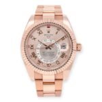 Rolex Sky Dweller Rose Gold 326935 Pink Sundust Dial Oyster Bracelet