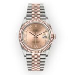 Rolex Steel and Everose Rolesor Datejust 36 Watch 126231 Rose Roman Dial - Jubilee Bracelet