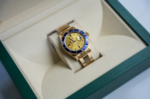 Rolex Submariner 16808 – 18K Yellow Gold – Diamond & Sapphire Serti Dial – Blue Bezel - Image 2