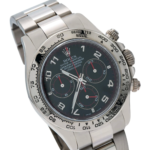 Rolex Cosmograph Daytona 40MM 116509 Black Arabic Dial 18K White Gold Bezel Stainless Steel Oyster Bracelet - Image 2