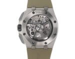 43mm Chronograph Steel Ceramic Smoked Light Brown Dial Taupe Strap - Image 4