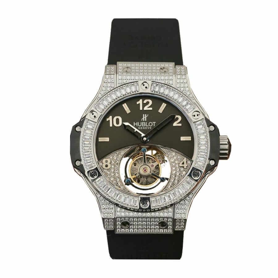 hublot-classic-fusion-tourbillon-with-diamond-black-dial-replica.jpg Hublot Big Bang Unico 411.JX.1170.RX-5 “All Black Diamond” Superior Replica - Image 1